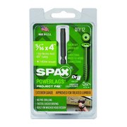 SPAX Wood Screw, 5/16 in, 4 in, 5 PK 45818208010043